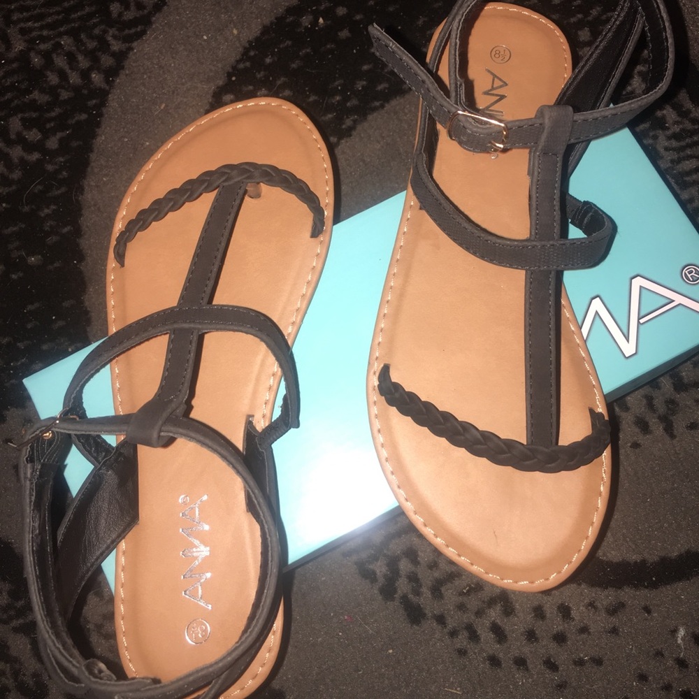 Black sandals